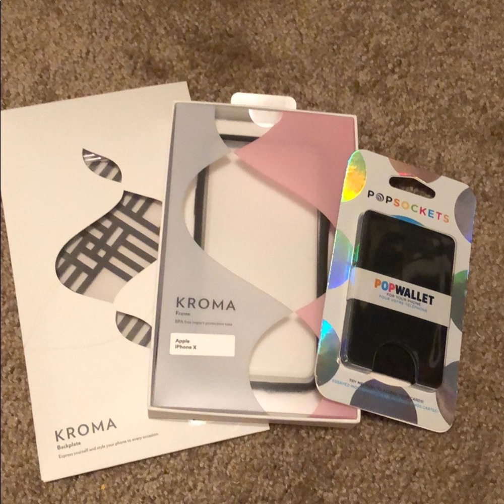 Kroma frame and back plate with popwallet
